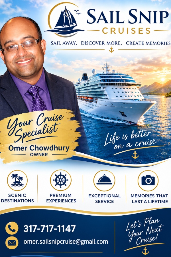 Cruise Brothers Travel Agent Omer Chowdhury